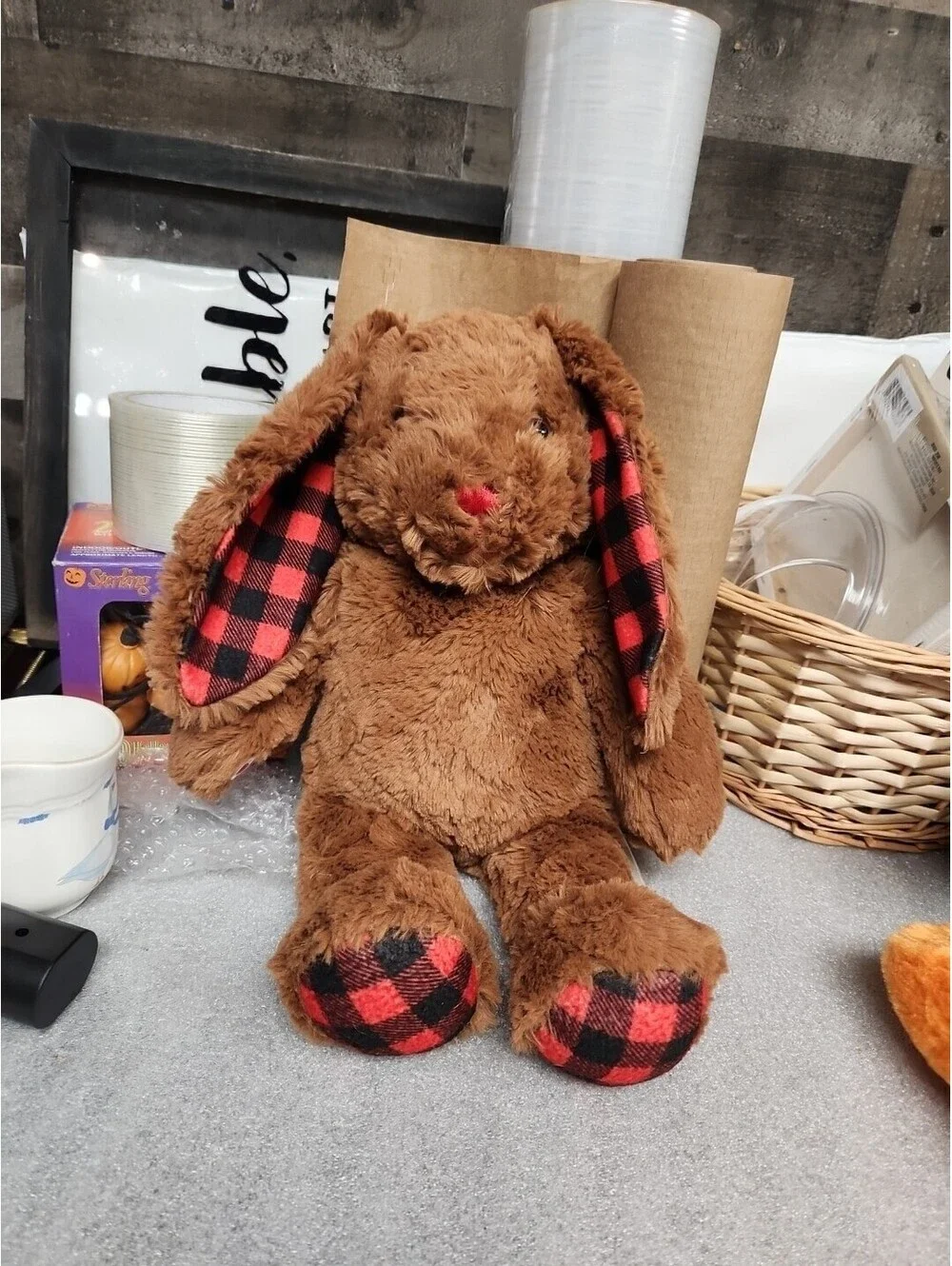 BUILD A BEAR Buffalo Pawlett Bunny  Rabbit Christmas 2023 Edition!.
